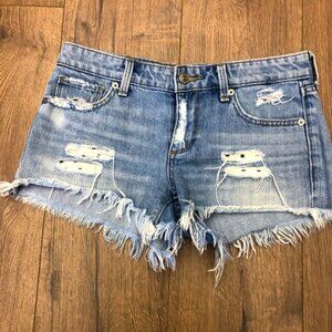 LUCKY BRAND CUT OFF JEANS SHORTS IN SIZE 25